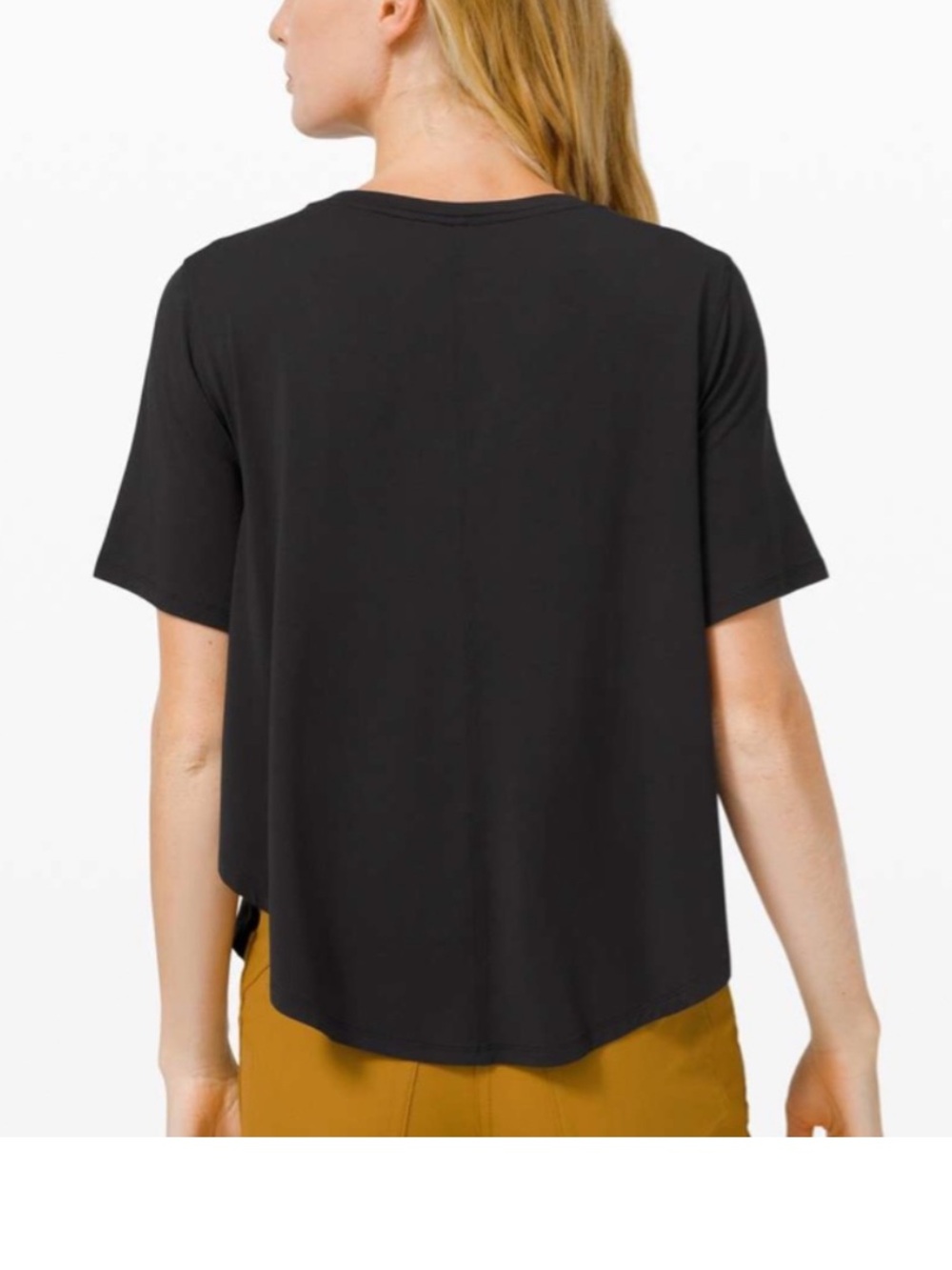 Lululemon Up for Down Time Short
Sleeve Top Black Size 6 - Picture 2 of 7